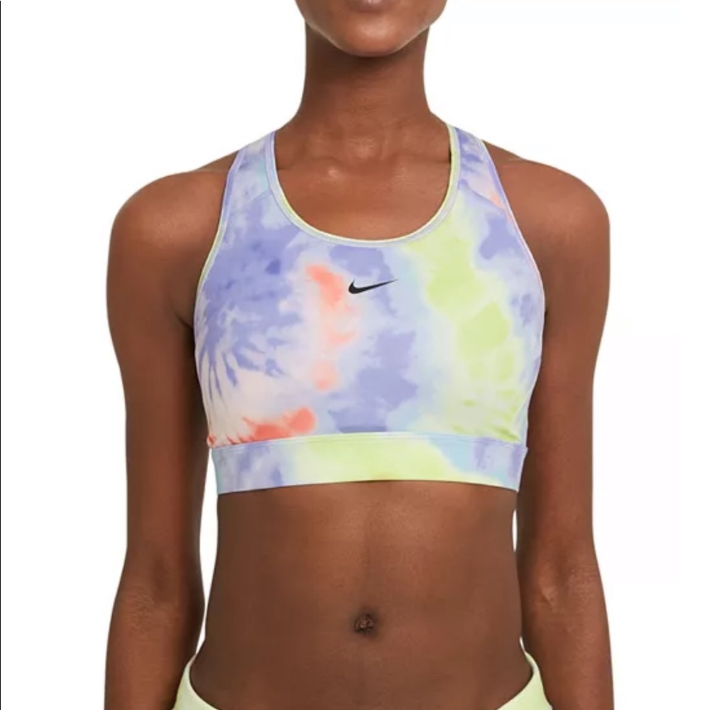 Tie dye Nike dry fit sports bra